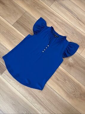 Montgomery Post Mickey Flutter Sleeve Blouse